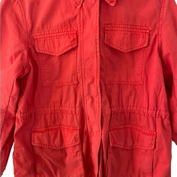 Gap Coral Snap Front Utility Jacket - Picture 3 of 9